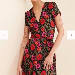 Rolla's Cleo Rambling Floral Wrap Dress